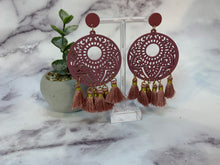 Load image into Gallery viewer, &quot;Boho&quot; Wooden Earrings
