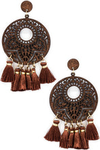 Load image into Gallery viewer, &quot;Boho&quot; Wooden Earrings
