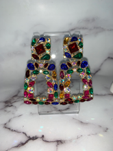 Load image into Gallery viewer, &quot;Glamour&quot; Rhinestone Earrings
