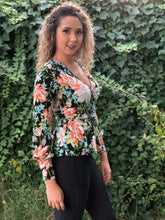 Load image into Gallery viewer, &quot;Florencia&quot; Floral Wrap top
