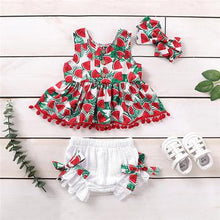 Load image into Gallery viewer, &quot;Watermelon&quot; Print Baby 2-piece Set
