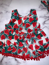 Load image into Gallery viewer, &quot;Watermelon&quot; Print Baby 2-piece Set
